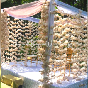 Dreamy White Tassels Mandap Decoration .(Pack of 10)