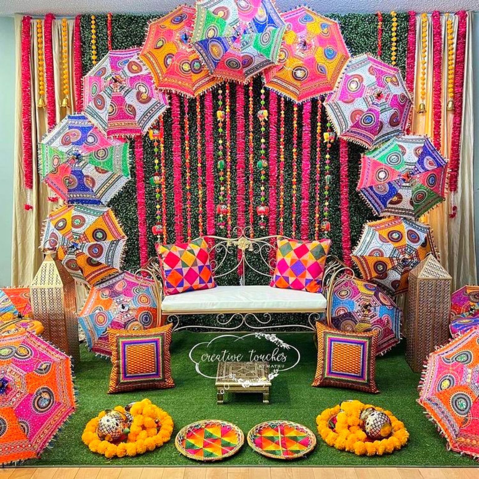 Traditional Rajasthani Umbrella – Decoration props - Band Baja Weddings