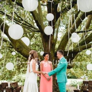 White Paper Lanterns Decoration