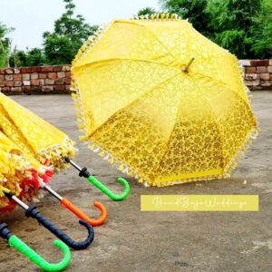 Yellow Glitter Umbrella