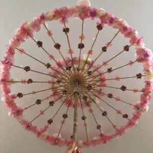 Artificial Floral umbrella -Bridal photoshoot props, wedding & festive decoration