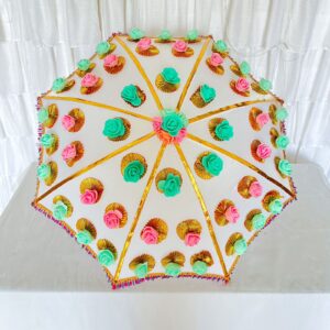 Pastel Floral Umbrella-Bridal Entry & Venue decor