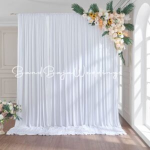 Backdrop Curtain -plain white