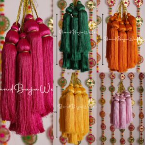 Silk thread tassel hangings (Pack of 10 hangings ,12 inches long)