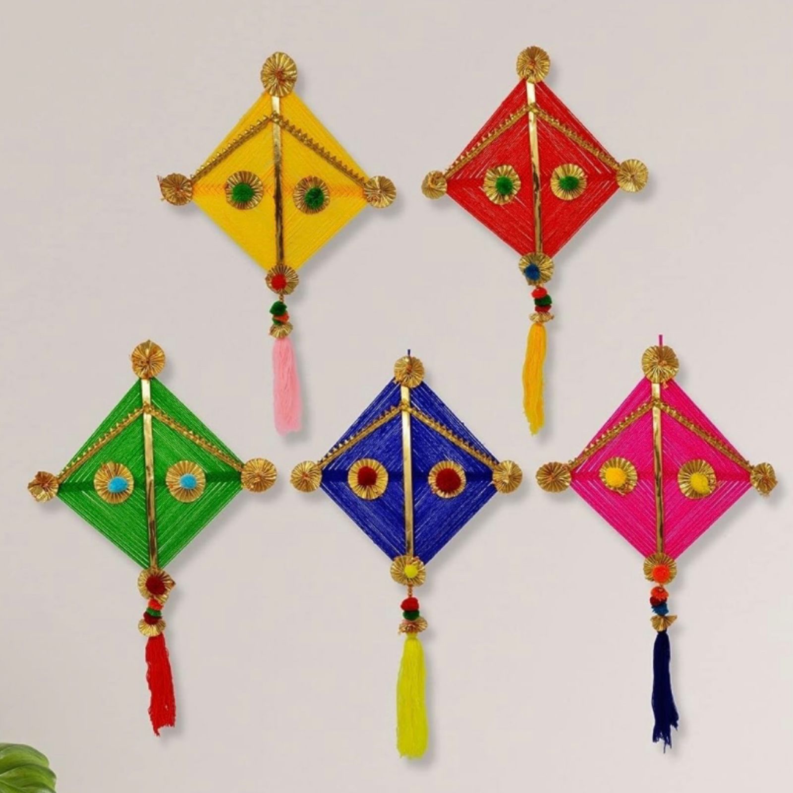 Fabric kite hangings (Pack of 2 kites) - Band Baja Weddings