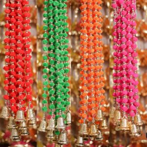 Pom pom hangings (5ft long, pack of 10 hangings)