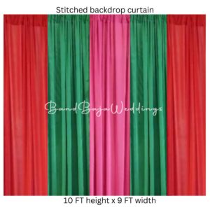 Multicolor Backdrop Curtain