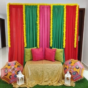 Multicolor Backdrop Curtain