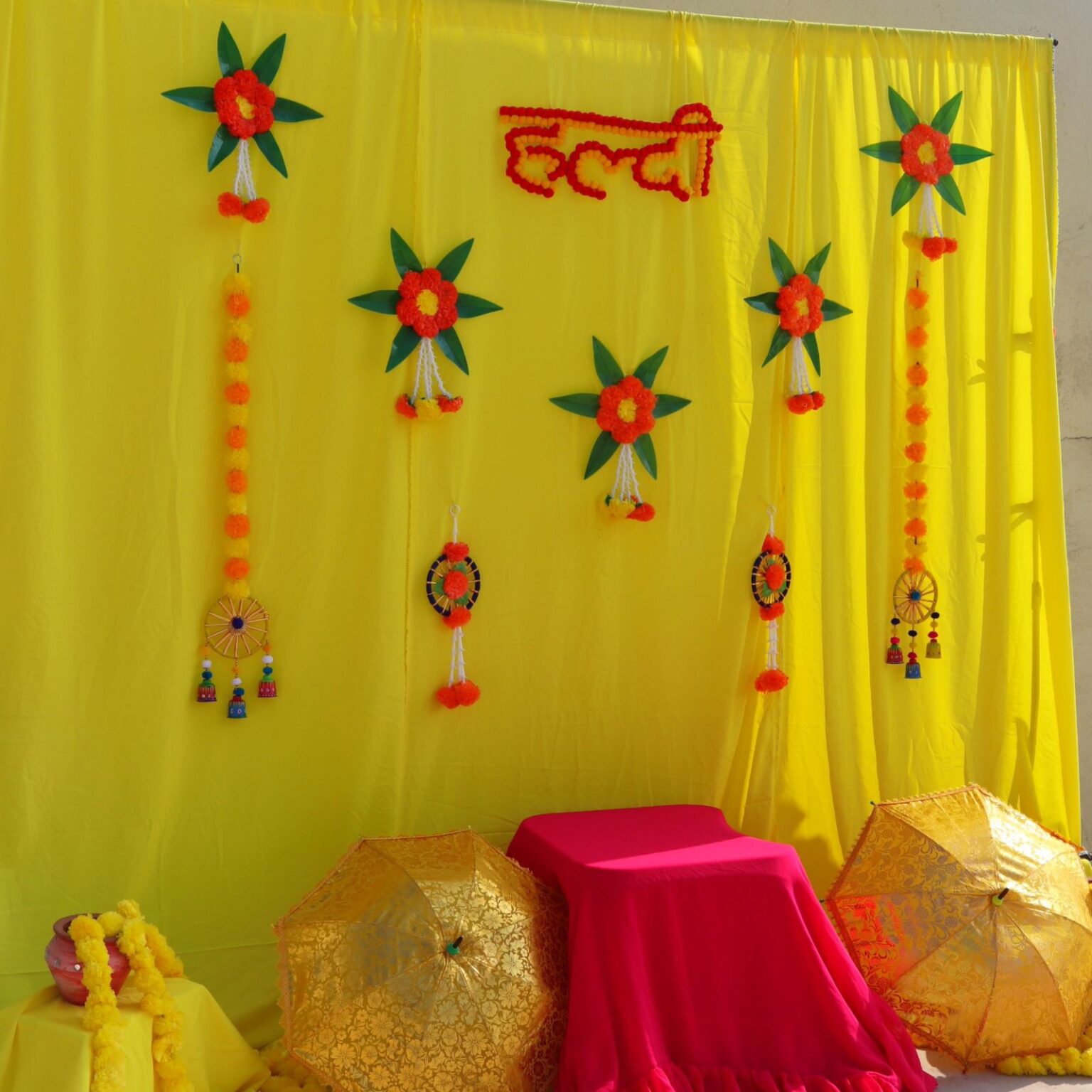 Haldi Function Decoration - Band Baja Weddings