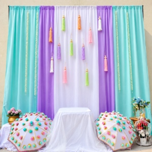 Pastel backdrop Props Complete Set