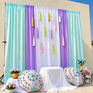 Pastel backdrop Props Complete Set