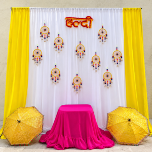 Haldi Backdrop Complete Set