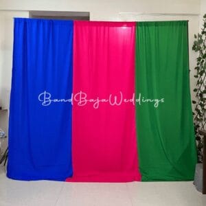 Multicolor Backdrop Curtain