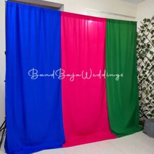 Multicolor Backdrop Curtain