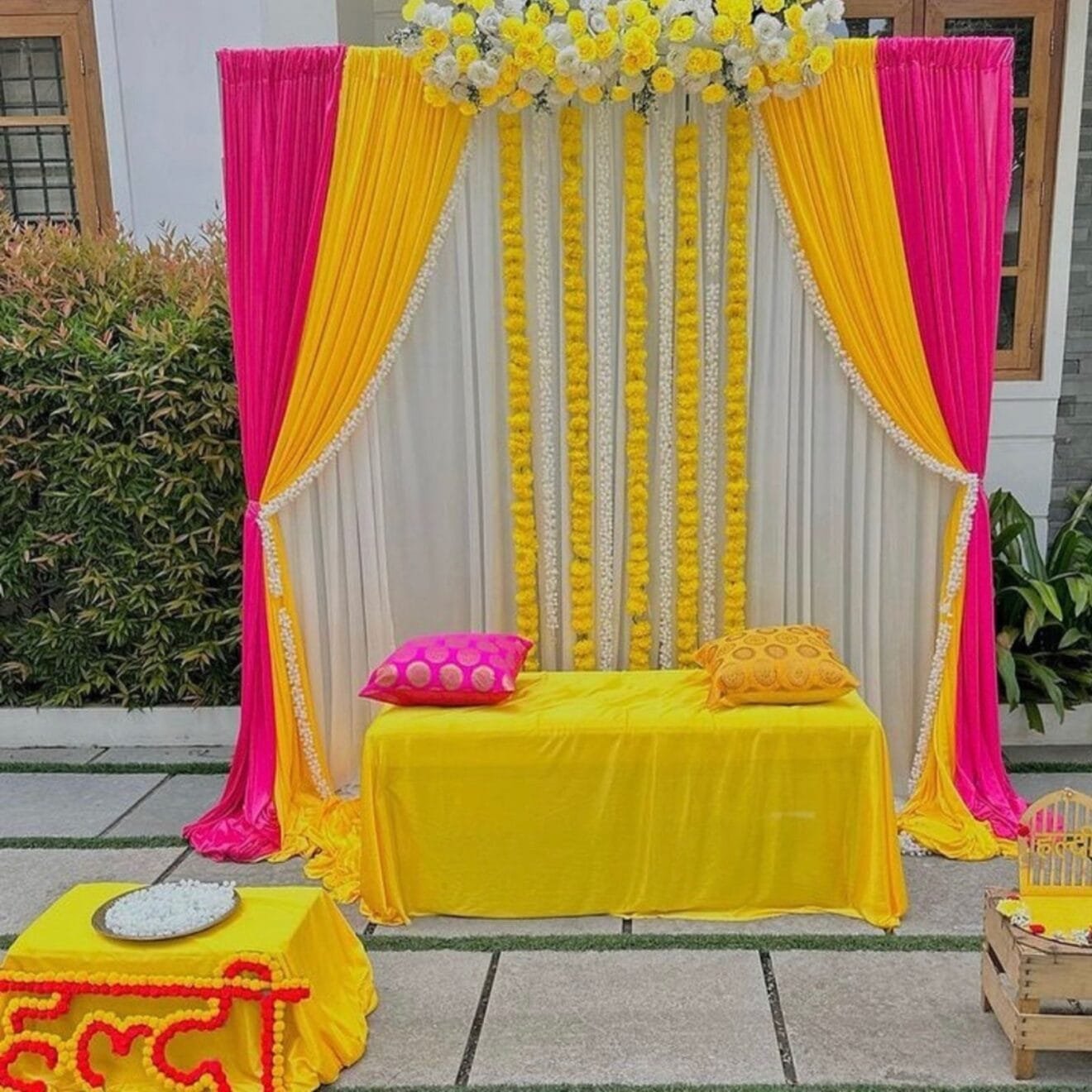 Haldi Function Decoration - Band Baja Weddings