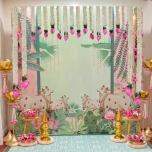 House warming / Baby shower/ Pooja backdrop