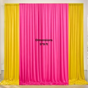 Haldi/Mehndi Backdrop decoration Kit (Backdrop curtains + Props) |Indian wedding