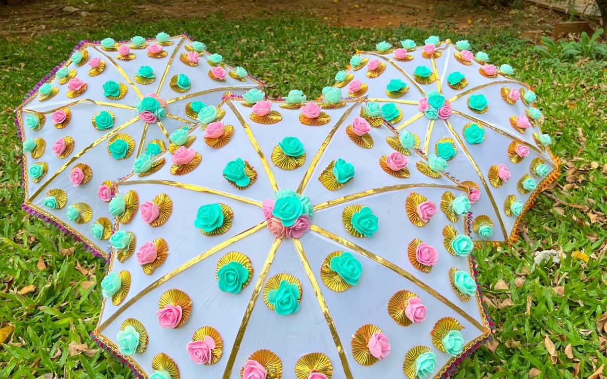 Pastel floral umbrella2